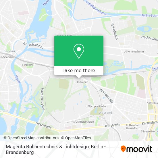 Magenta Bühnentechnik & Lichtdesign map