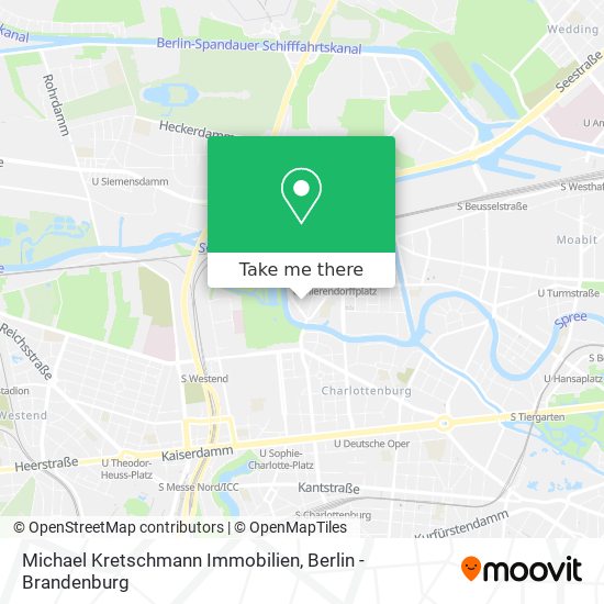 Карта Michael Kretschmann Immobilien