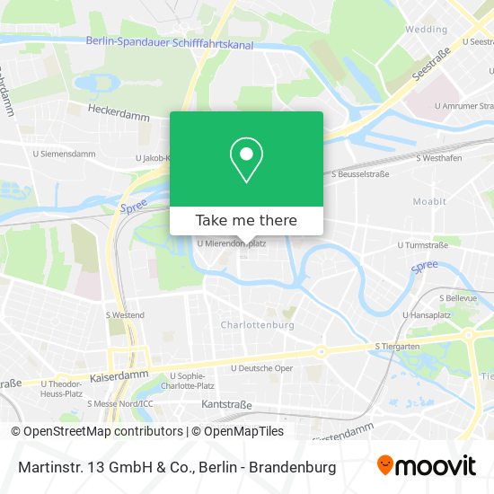 Martinstr. 13 GmbH & Co. map