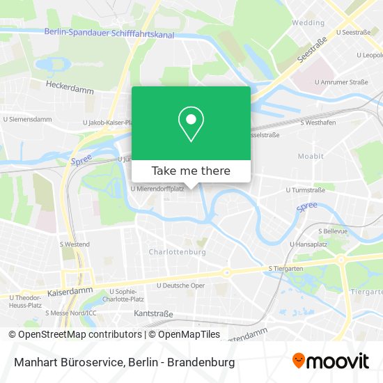 Manhart Büroservice map