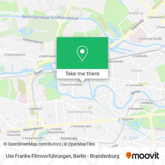 Карта Ute Franke Filmvorführungen