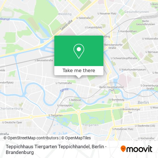 Teppichhaus Tiergarten Teppichhandel map
