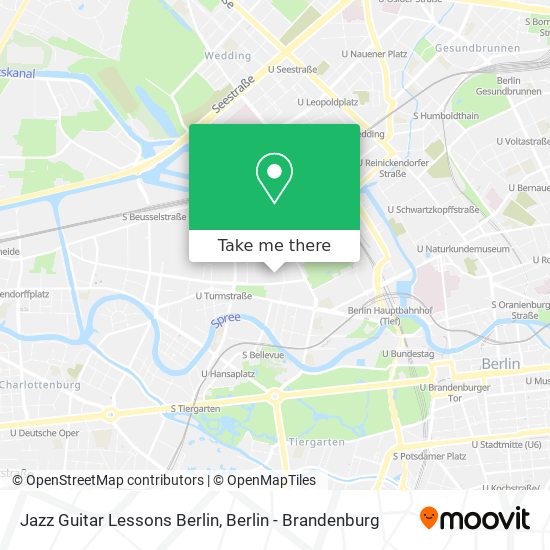 Jazz Guitar Lessons Berlin map