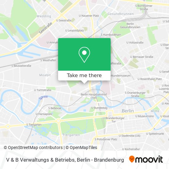 V & B Verwaltungs & Betriebs map