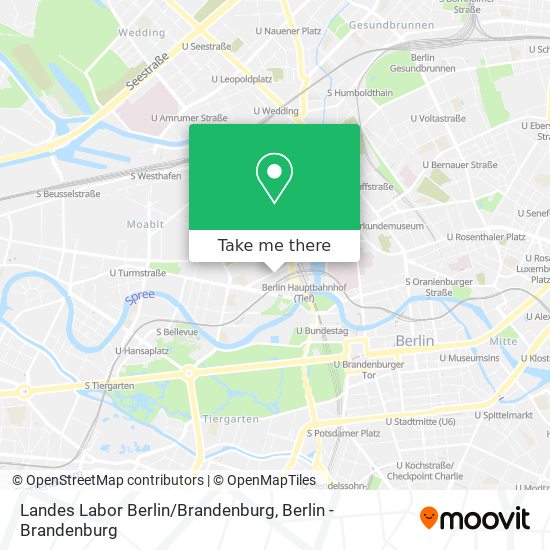 Карта Landes Labor Berlin / Brandenburg