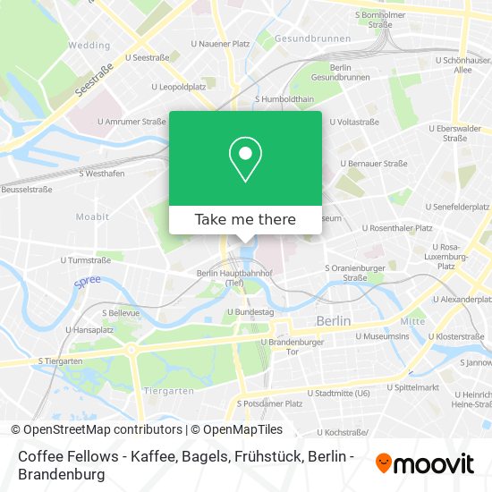 Coffee Fellows - Kaffee, Bagels, Frühstück map