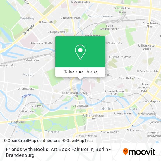 Карта Friends with Books: Art Book Fair Berlin
