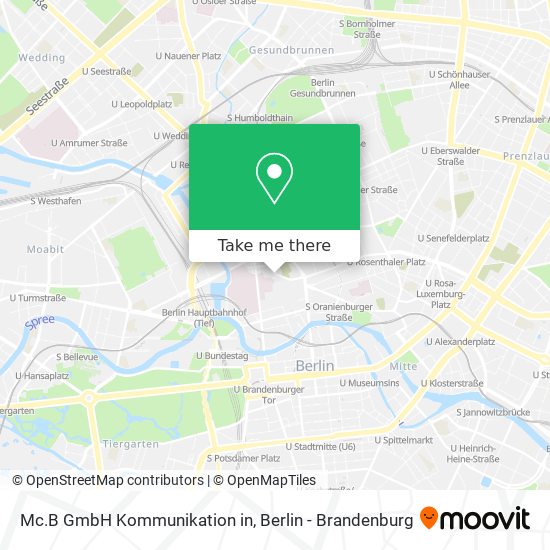 Mc.B GmbH Kommunikation in map