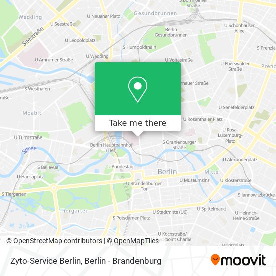 Zyto-Service Berlin map