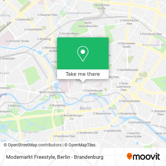 Modemarkt Freestyle map