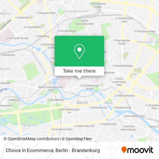 Choice in Ecommerce map