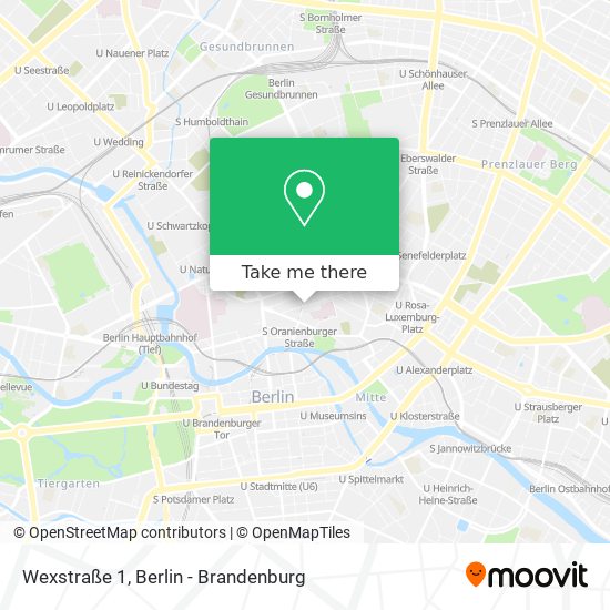 Wexstraße 1 map