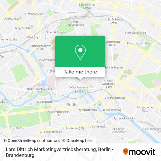 Lars Dittrich Marketingvertriebsberatung map