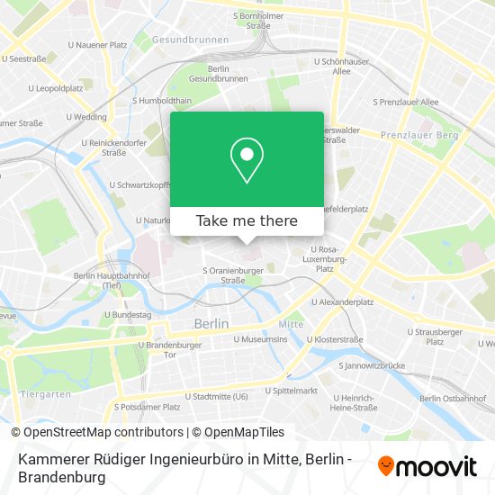 Карта Kammerer Rüdiger Ingenieurbüro in Mitte