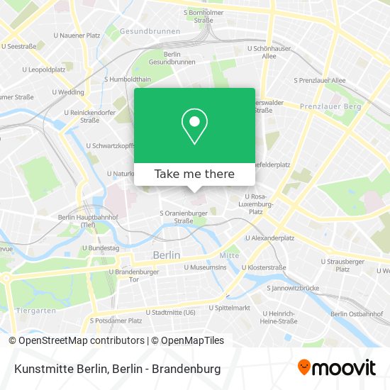 Карта Kunstmitte Berlin