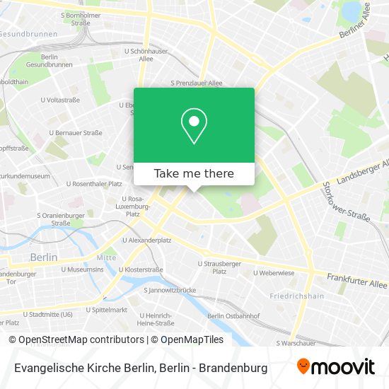 Evangelische Kirche Berlin map