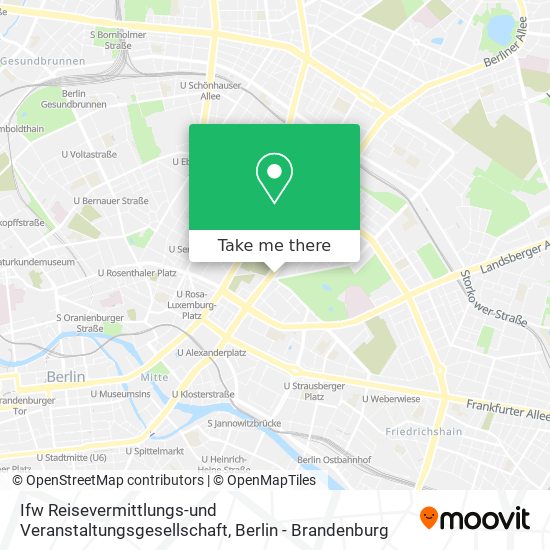 Карта Ifw Reisevermittlungs-und Veranstaltungsgesellschaft