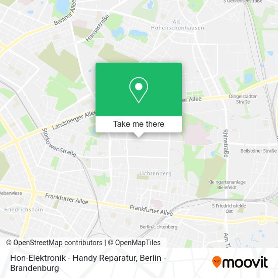 Карта Hon-Elektronik - Handy Reparatur