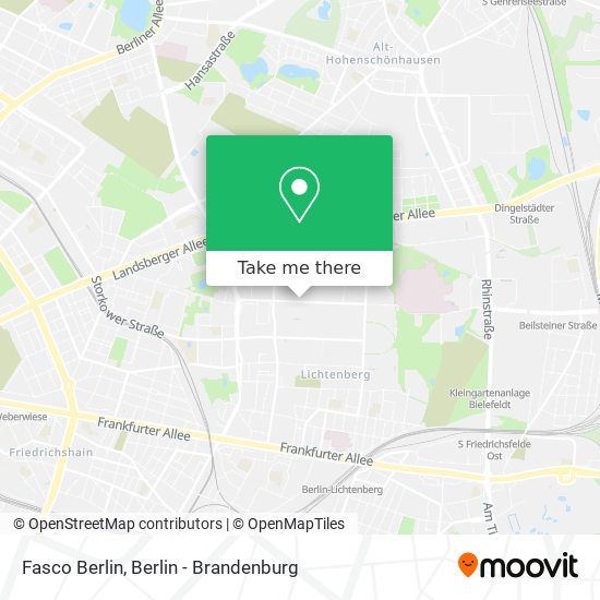 Карта Fasco Berlin