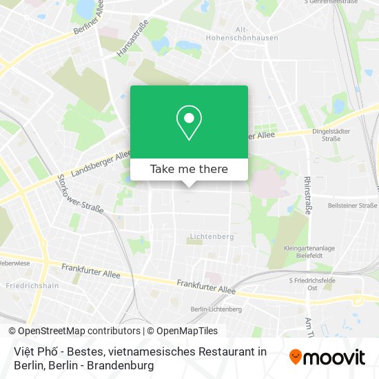 Việt Phố - Bestes, vietnamesisches Restaurant in Berlin map