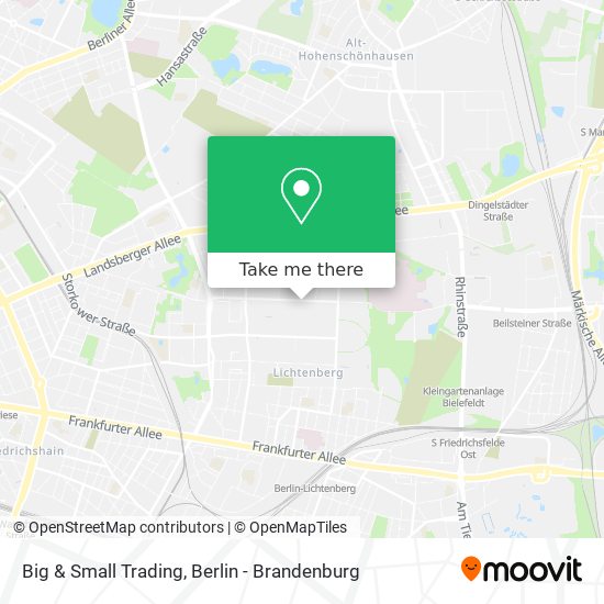 Big & Small Trading map