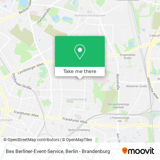 Карта Bes Berliner-Event-Service