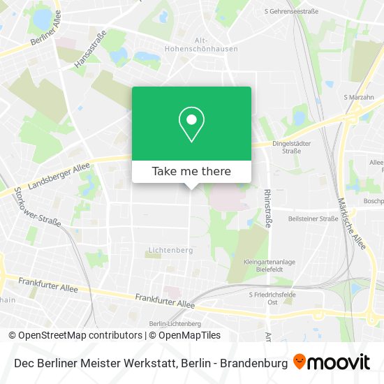 Dec Berliner Meister Werkstatt map