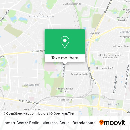smart Center Berlin - Marzahn map
