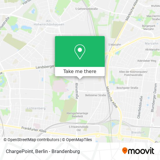 ChargePoint map