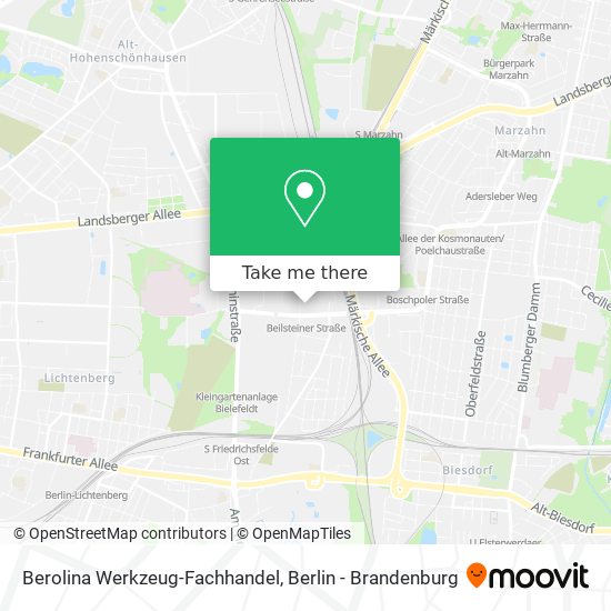 Berolina Werkzeug-Fachhandel map