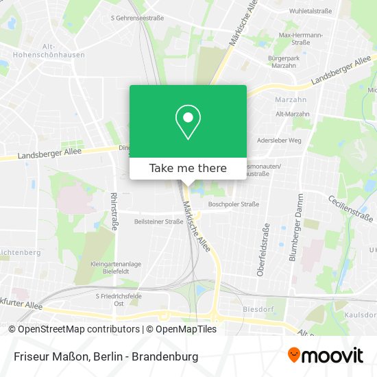 Friseur Maßon map