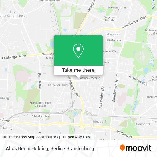 Abcs Berlin Holding map