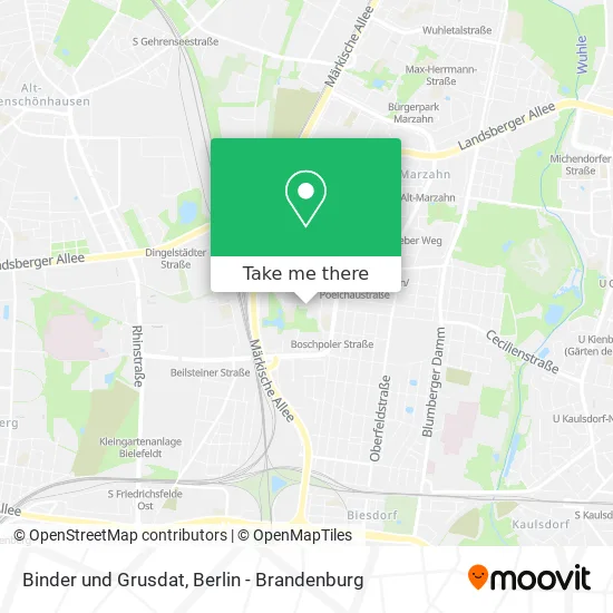 Карта Binder und Grusdat