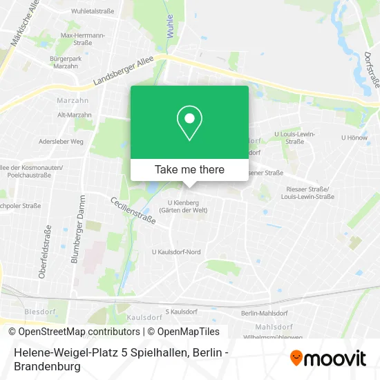 Карта Helene-Weigel-Platz 5 Spielhallen