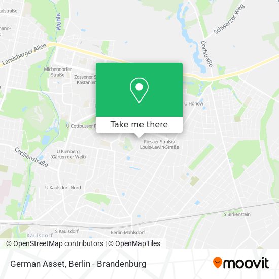 German Asset map
