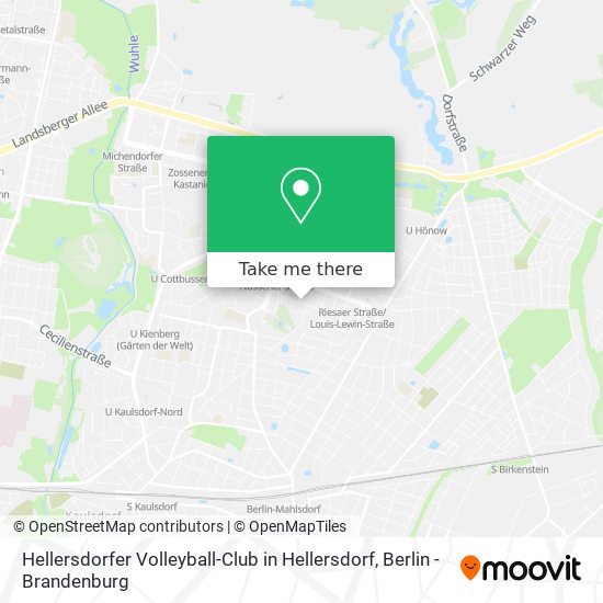 Hellersdorfer Volleyball-Club in Hellersdorf map