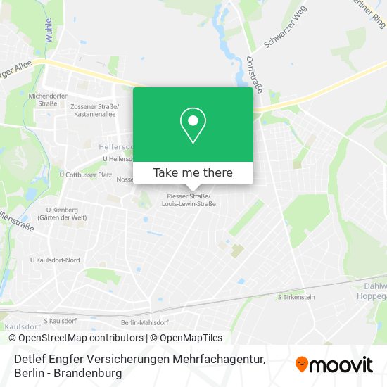 Detlef Engfer Versicherungen Mehrfachagentur map