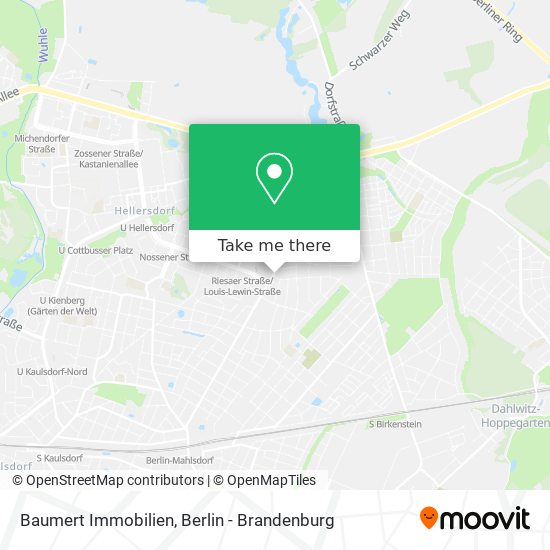 Baumert Immobilien map