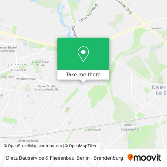 Dietz Bauservice & Fliesenbau map
