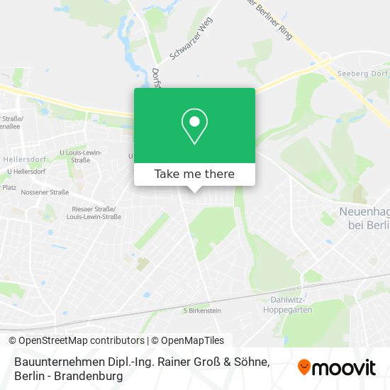 Карта Bauunternehmen Dipl.-Ing. Rainer Groß & Söhne