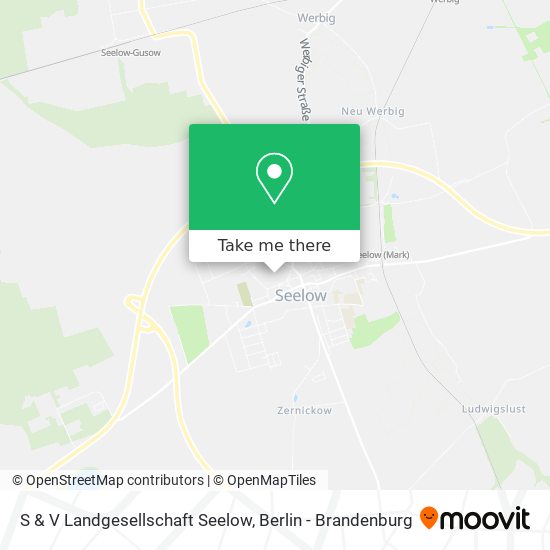 S & V Landgesellschaft Seelow map