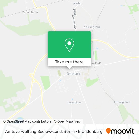 Amtsverwaltung Seelow-Land map