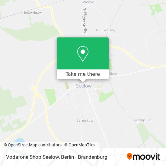 Vodafone Shop Seelow map