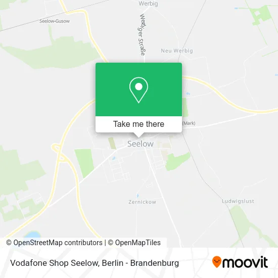 Карта Vodafone Shop Seelow