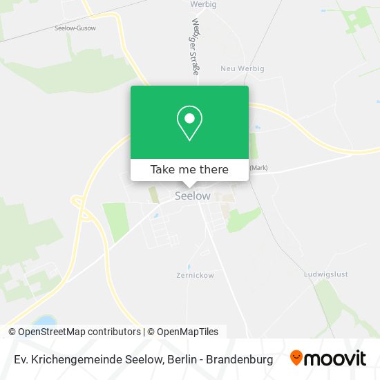 Ev. Krichengemeinde Seelow map