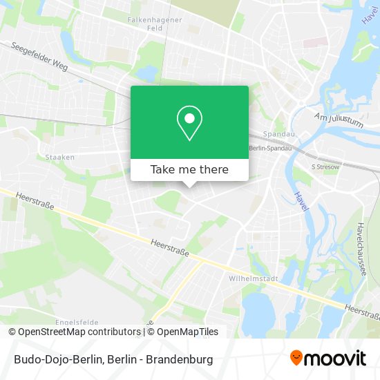 Budo-Dojo-Berlin map