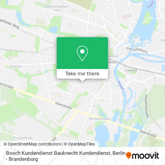 Bosch Kundendienst Bauknecht Kundendienst map