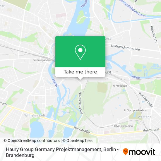 Карта Haury Group Germany Projektmanagement