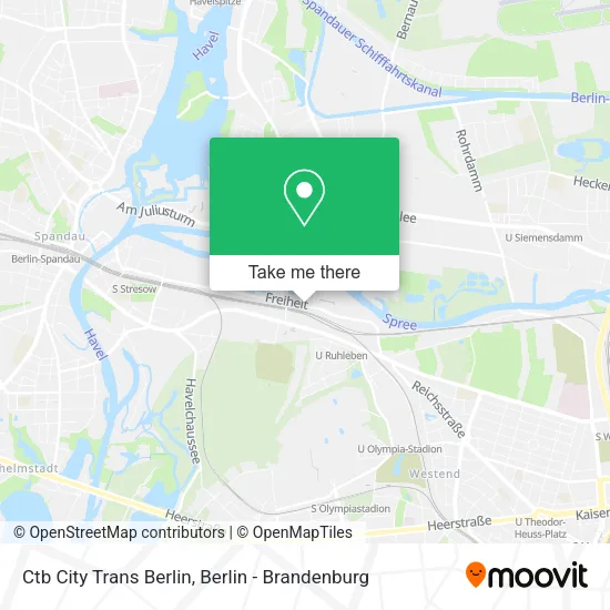 Карта Ctb City Trans Berlin