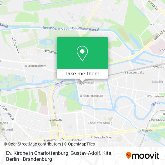 Ev. Kirche in Charlottenburg, Gustav-Adolf, Kita map